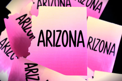 Arizona State Decal/ Sticker perfect for laptops, water bottles and more!