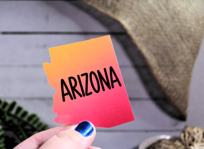 Arizona State Decal/ Sticker perfect for laptops, water bottles and more!