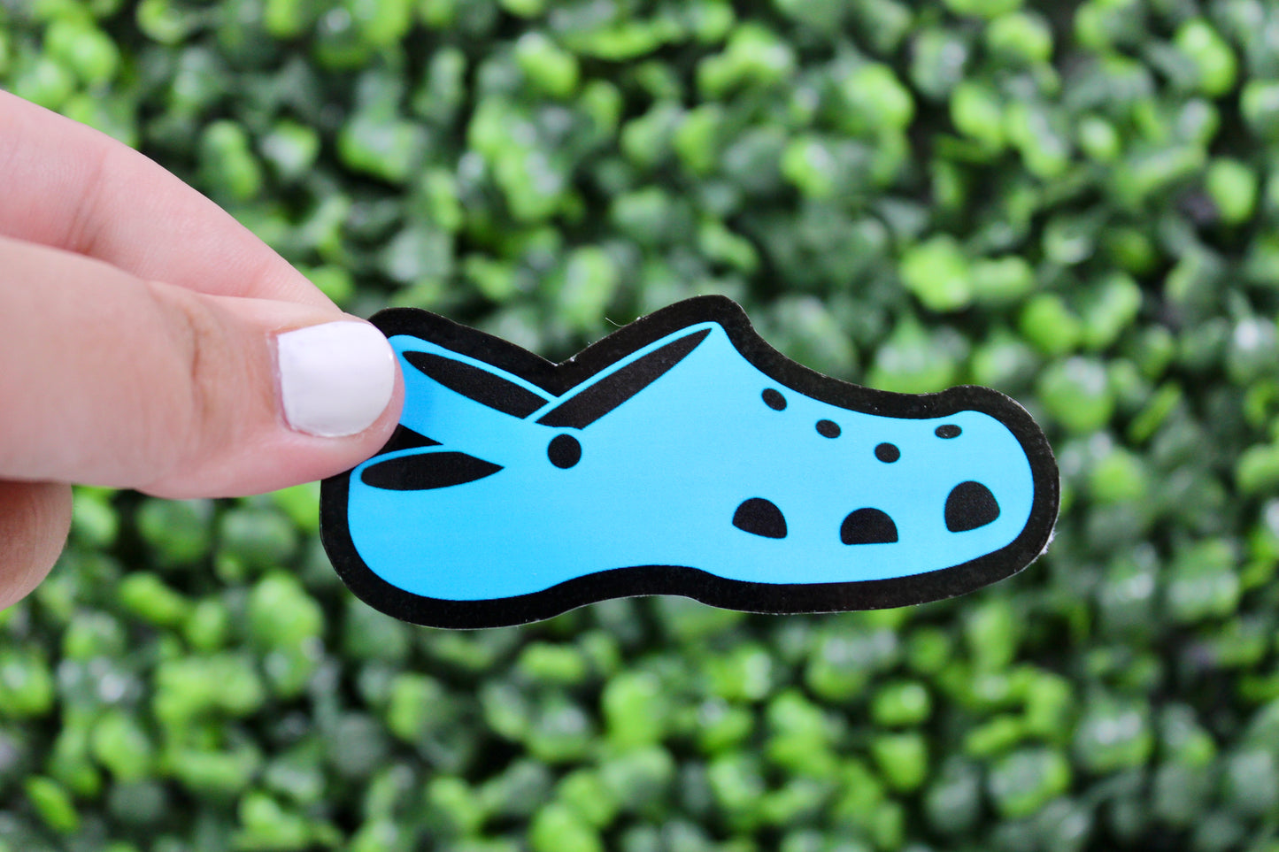 Selection of colorful Croc stickers. The most controversial shoe. Comfortable? Caos? Yes. Show your love for crocs with these stickers today