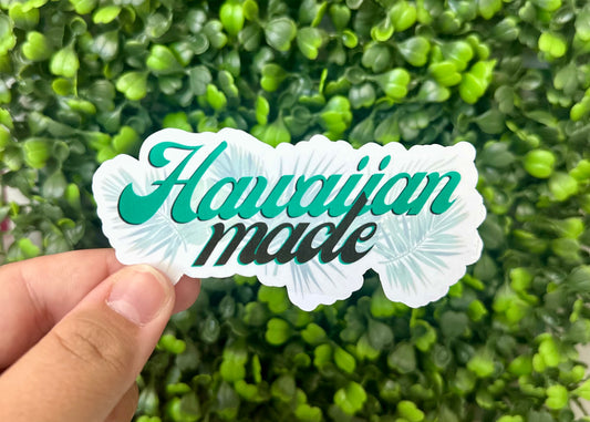 Hawaiian Made in green and black!