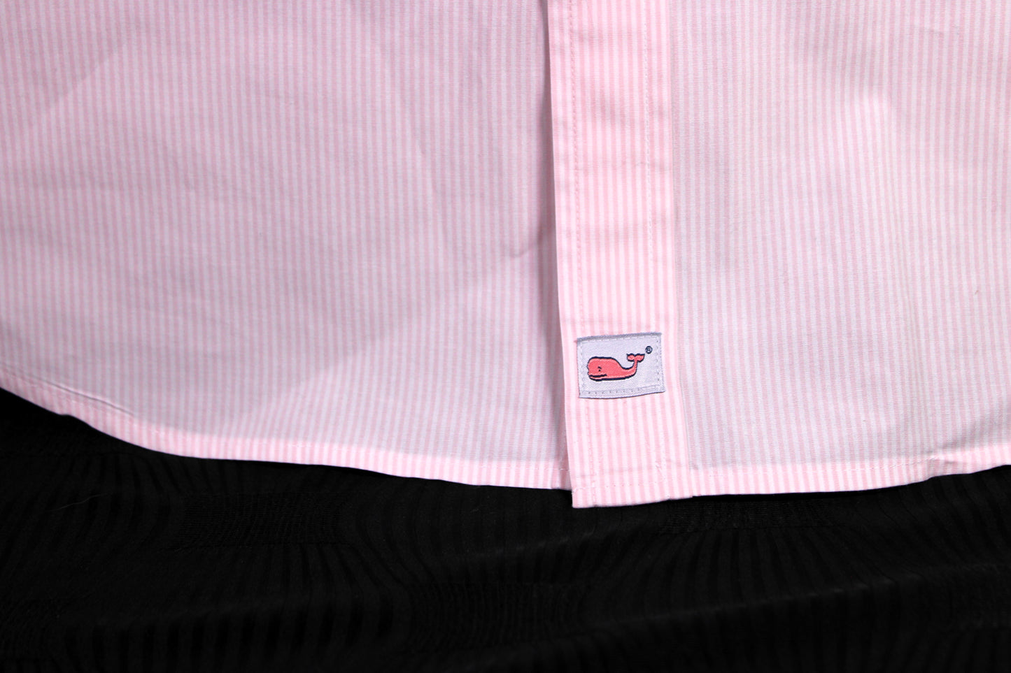 Vineyard Vines Pink Striped Polo Classic Fit Murray Shirt XL Long Sleeve