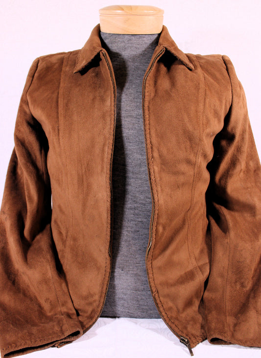 Saguaro West Brown Suede Jacket Women's Size Medium