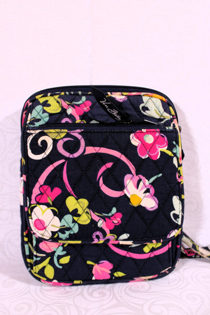 "Ribbons" patterned Vera Bradley Crossbody (Retired Pattern)