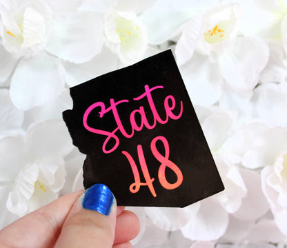 State 48 Decorative Sticker - Basic