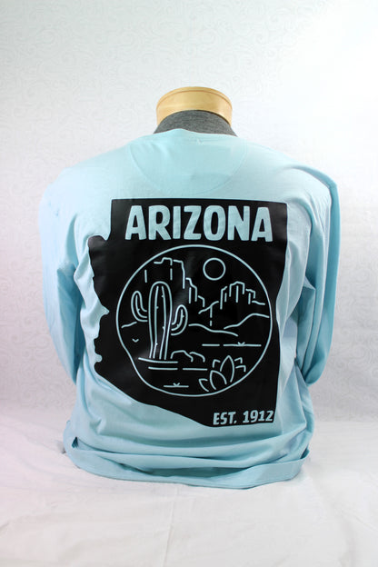 Arizona Double-Sided Long Sleeve Tee: Twice the Style, Twice the Comfort!