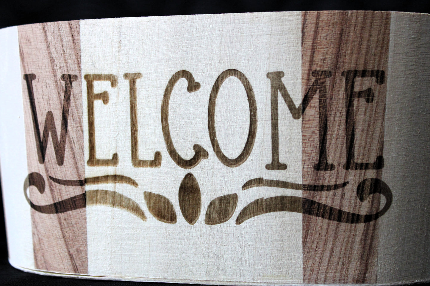 Entryway Home Decor "WELCOME" Bucket