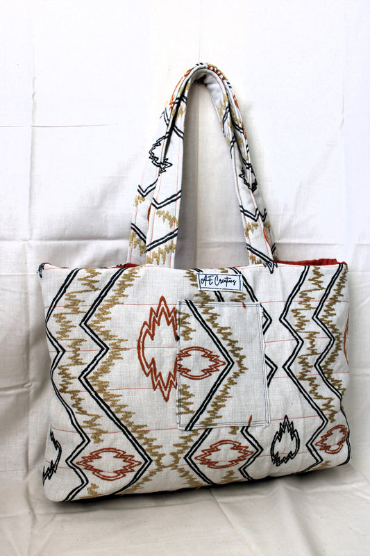 Handsewn Oversized Tote Bags - Multiple Patterns