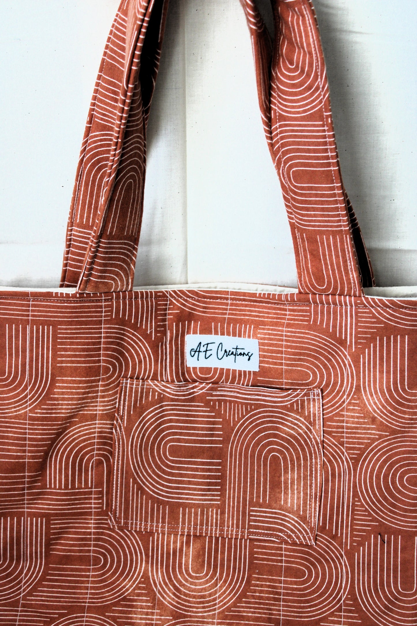 Handsewn Oversized Tote Bags - Multiple Patterns