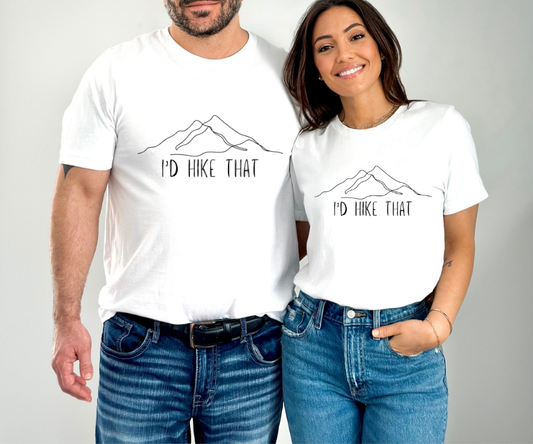 "I'd Hike That" Unisex Jersey Short Sleeve Tee