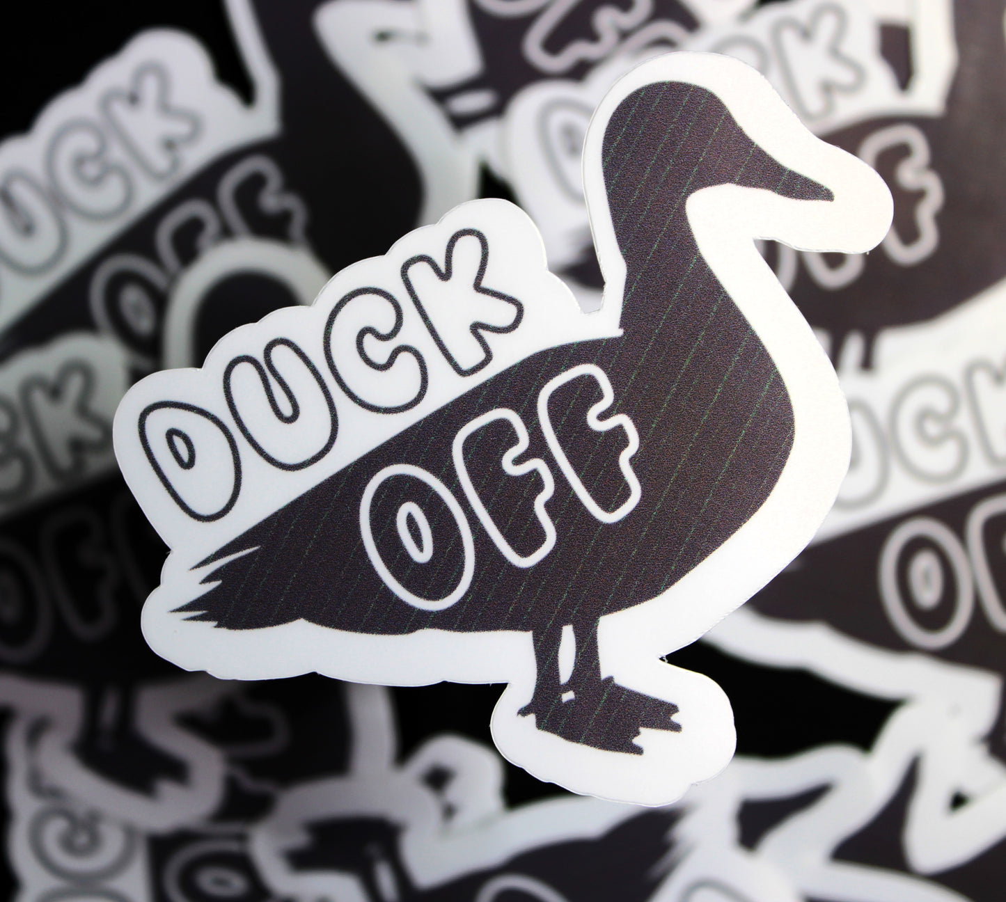 Duck Off - Duck Decal/ Sticker perfect for laptops, water bottles and more!